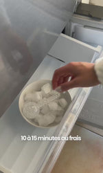 Démonstration des Ice Globes Method Skin dans une routine skincare apaisante au quotidien