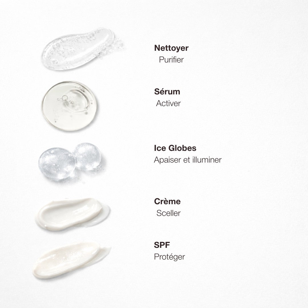 Routine soin visage Method Skin avec Ice Globes – massage froid pour apaiser l’inflammation et illuminer le teint des peaux riches en mélanine Image